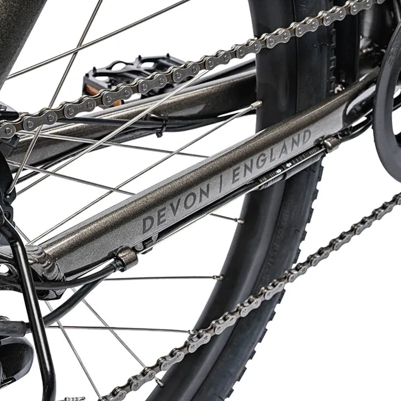 Ampere Deluxe Step Through 700c Wheel Electric Bike Grey -4